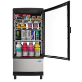 17 in. Stainless-Steel Countertop Display Refrigerator - 3 Cu Ft. CDCU-3C-SS.